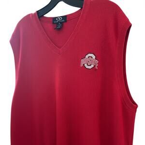 Vantage XL Ohio State Logo V-Neck Sweater Vest